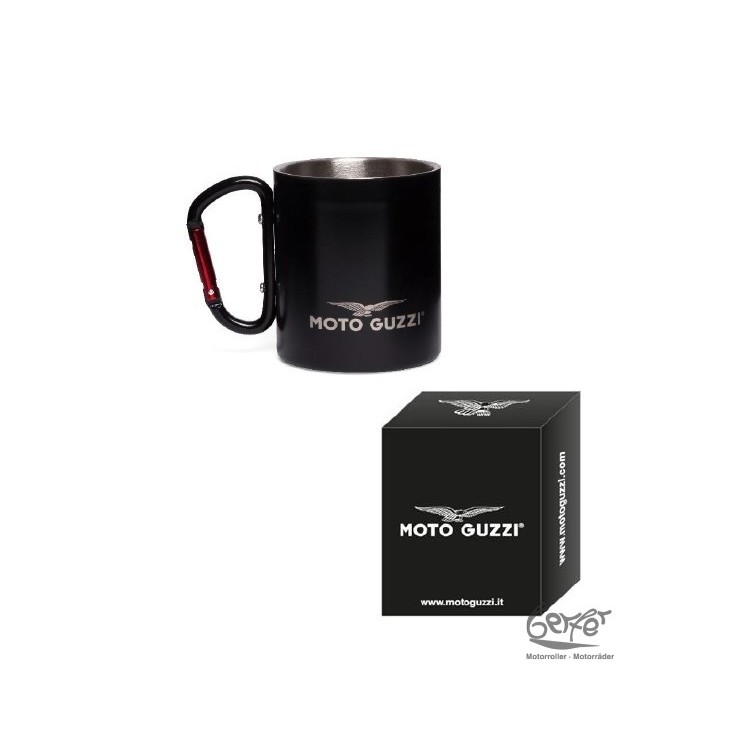 Tasse Moto Guzzi En Céramique Blanche - Collection Moto