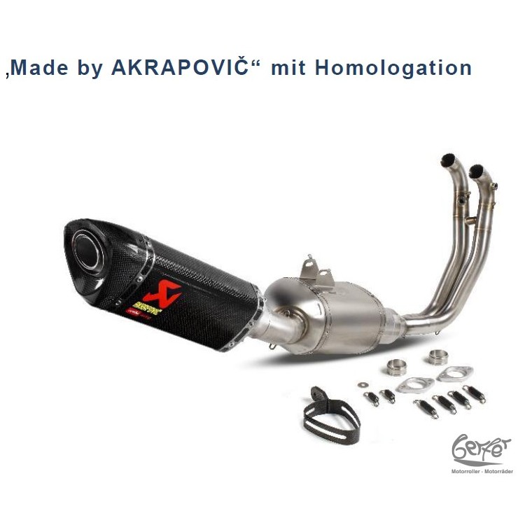 Akrapovic Schalldämpfer RS660 homologiert